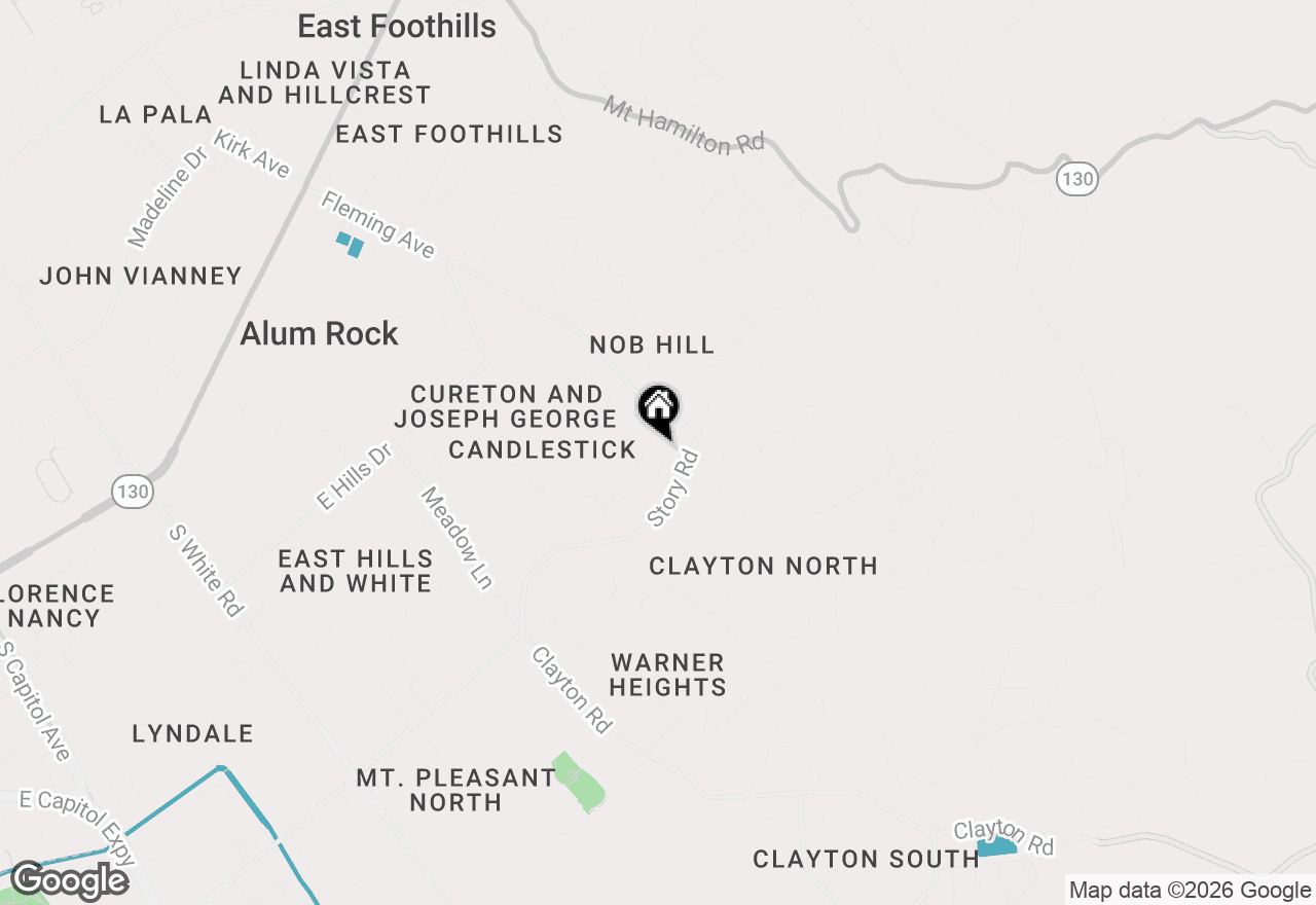 Map of 984 Hobie Lane, San Jose, CA 95127