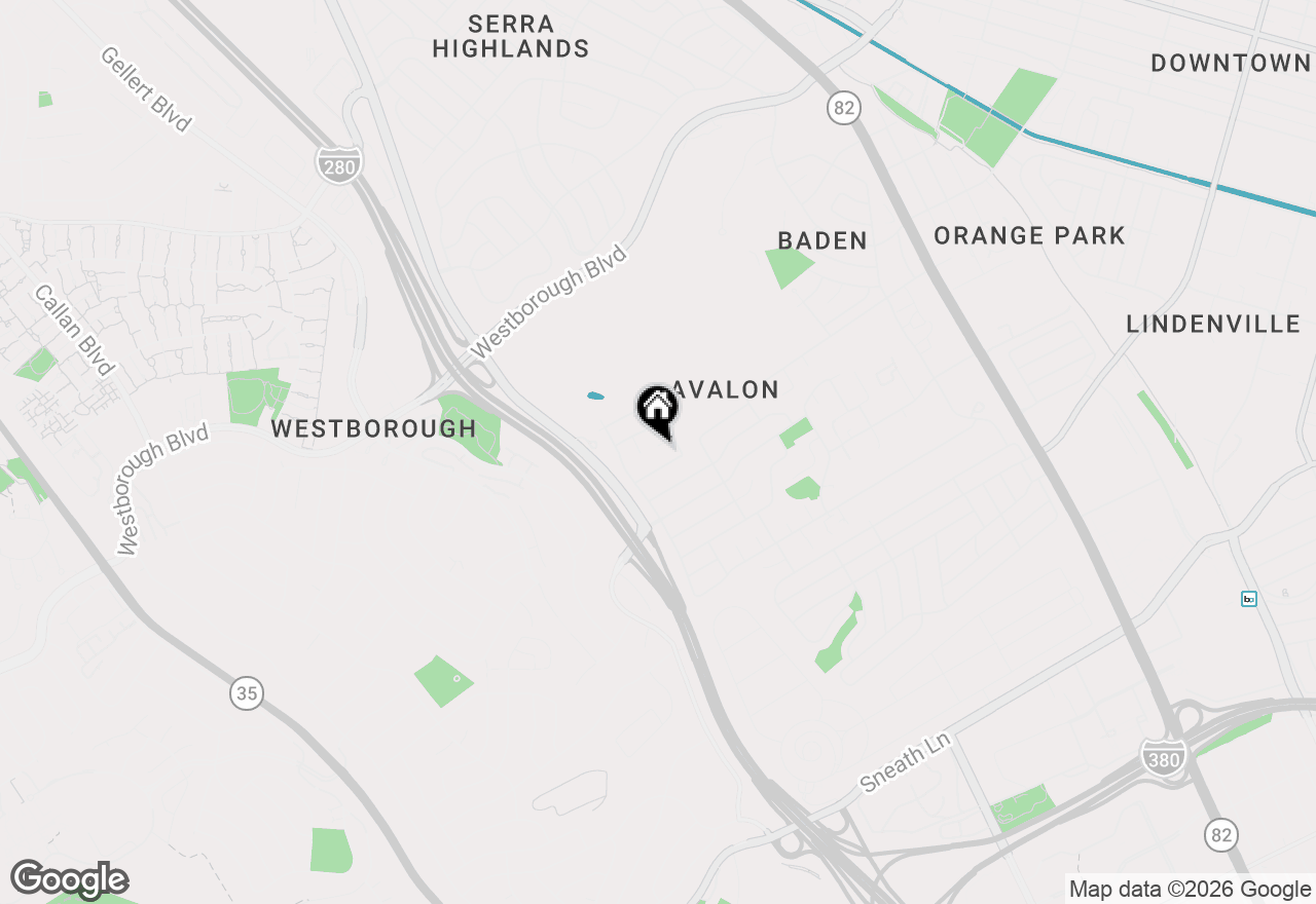 Map of 23 Shasta Court, South San Francisco, CA 94080