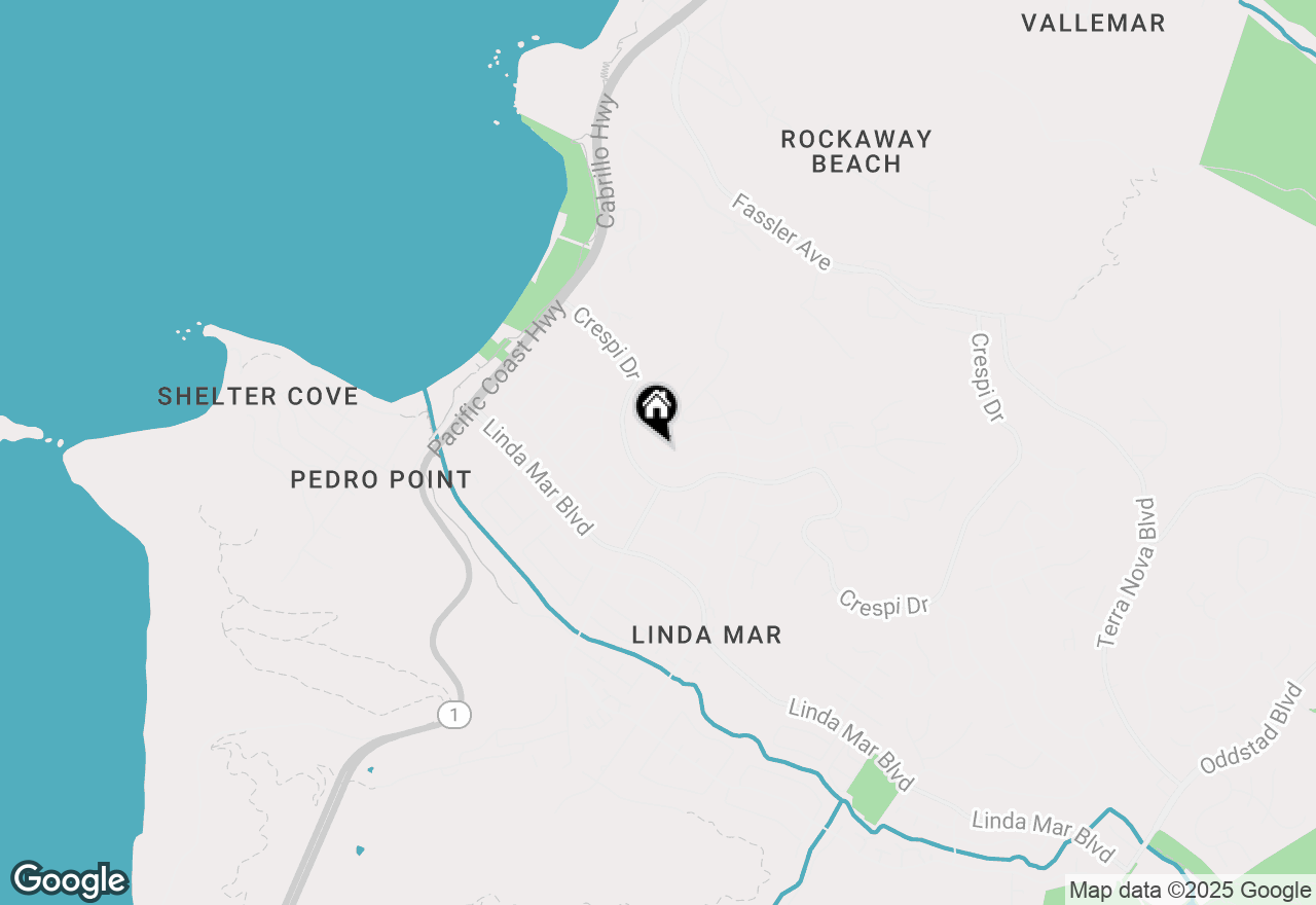 Map of 768 Alta Vista Drive, Pacifica, CA 94044
