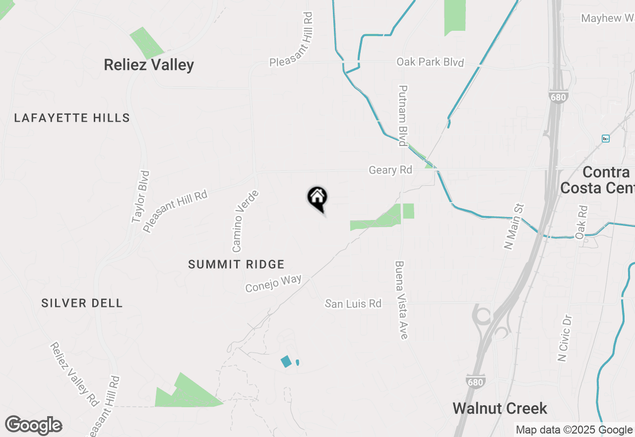 Map of 2052 Mallard Dr, Walnut Creek, CA 94597