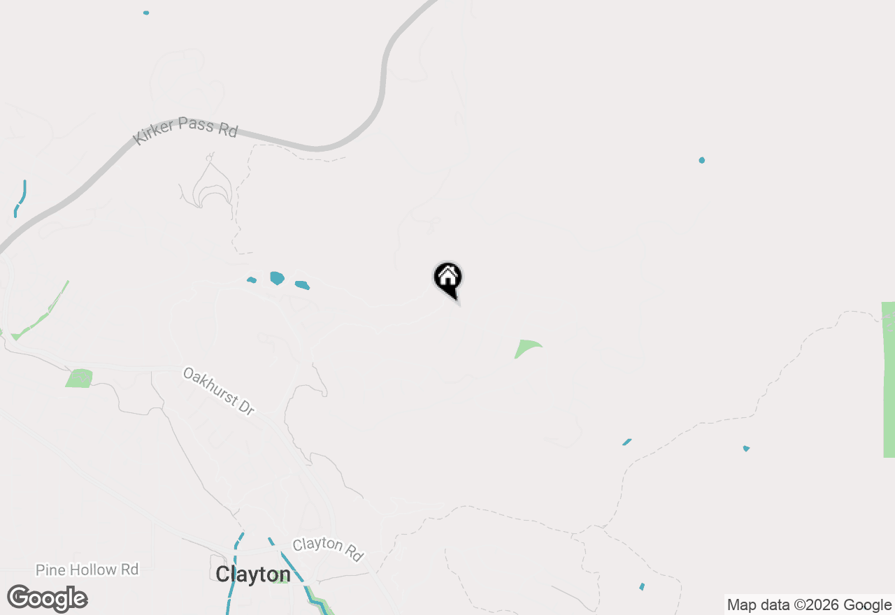 Map of 105 Crow Pl, Clayton, CA 94517