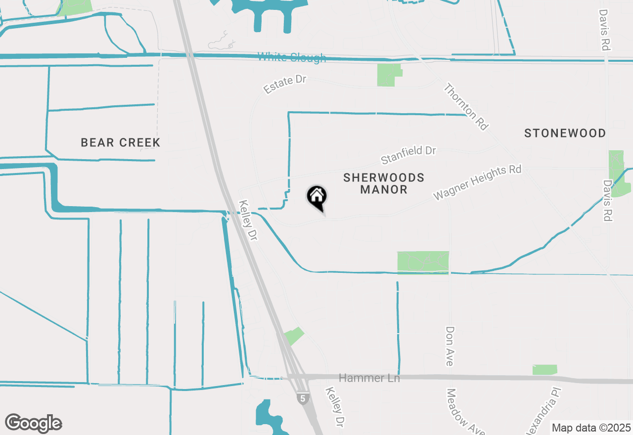 Map of 3157 Wagner Heights Road, Stockton, CA 95209