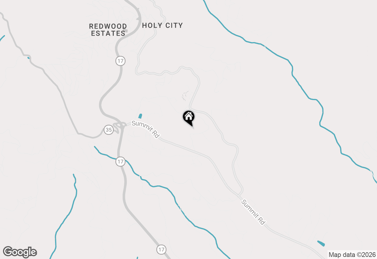 Map of 17275 Melody Lane, Los Gatos, CA 95033