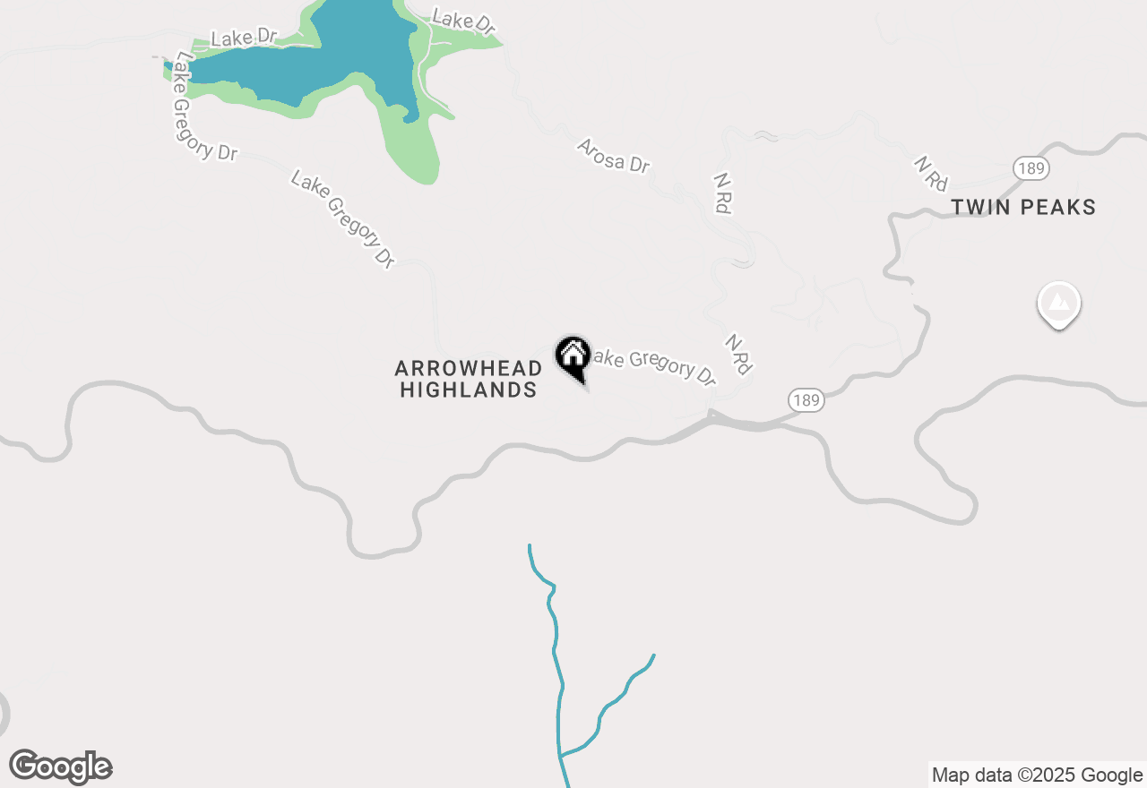 Map of 25000 Scenic View Drive, Crestline, CA 92325