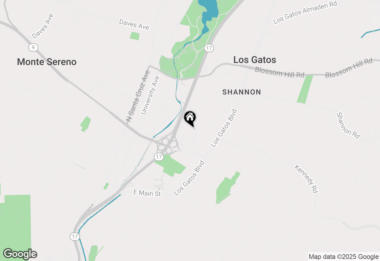 Map of 453 Alberto Way #E259, Los Gatos, CA 95032