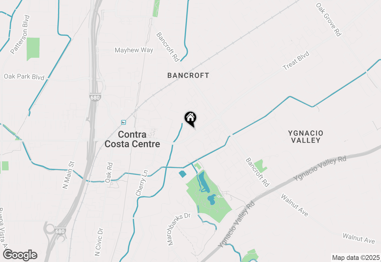 Map of 101 Candelero Pl, Walnut Creek, CA 94598