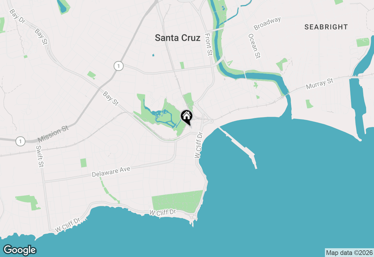 Map of 170 W Cliff Drive #40, Santa Cruz, CA 95060