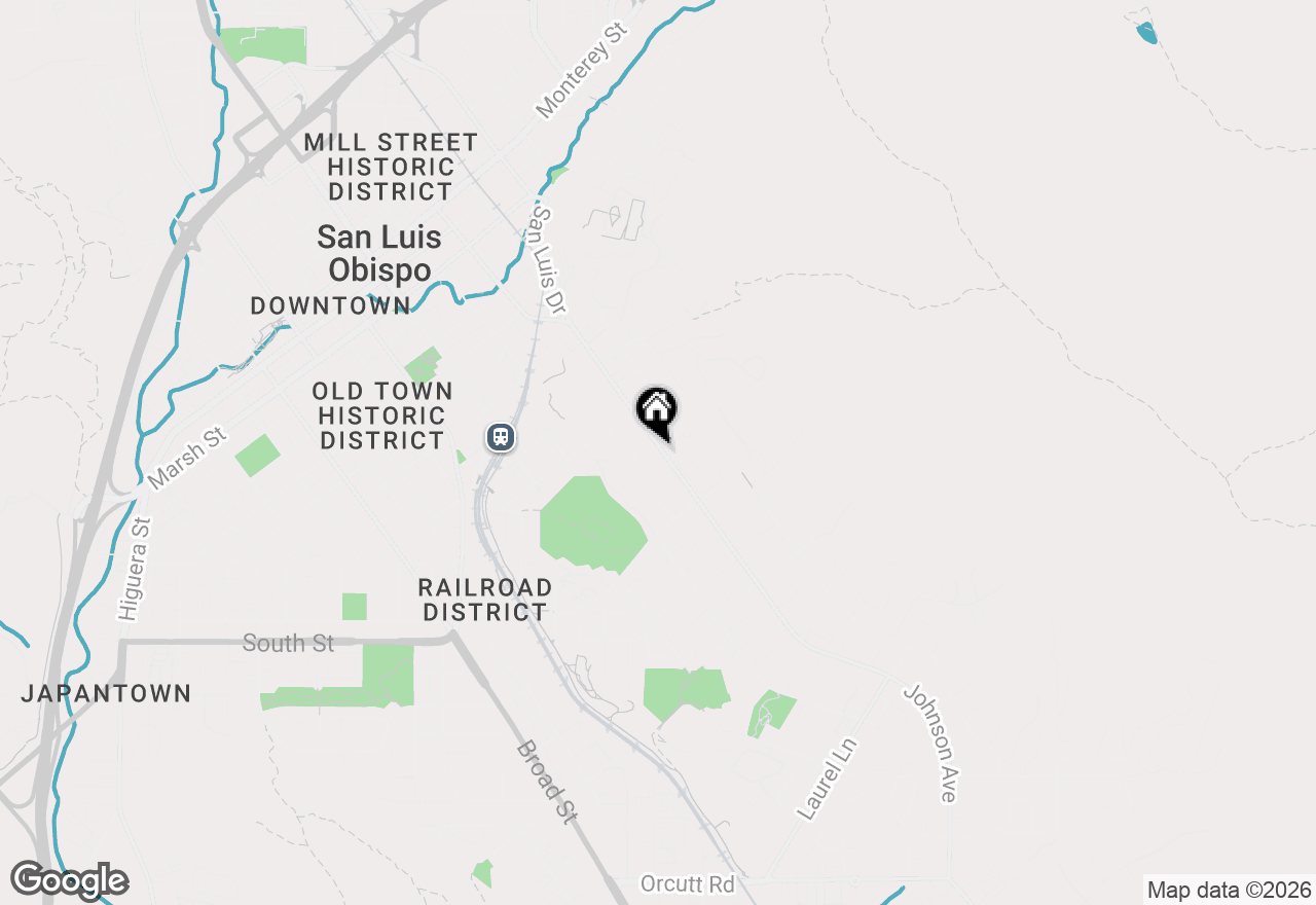 Map of 2101 Johnson Avenue, San Luis Obispo, CA 93401