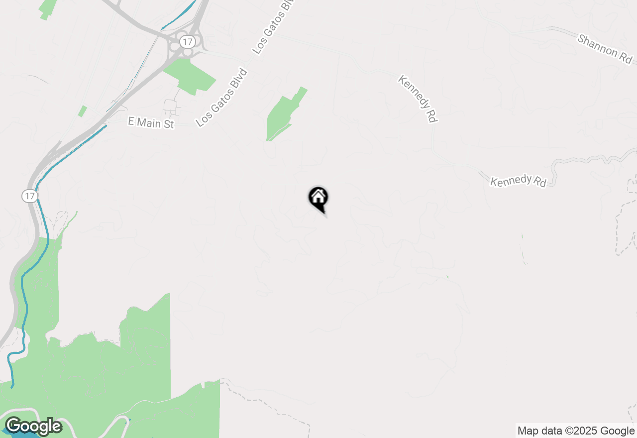 Map of 17516 High Street, Los Gatos, CA 95030