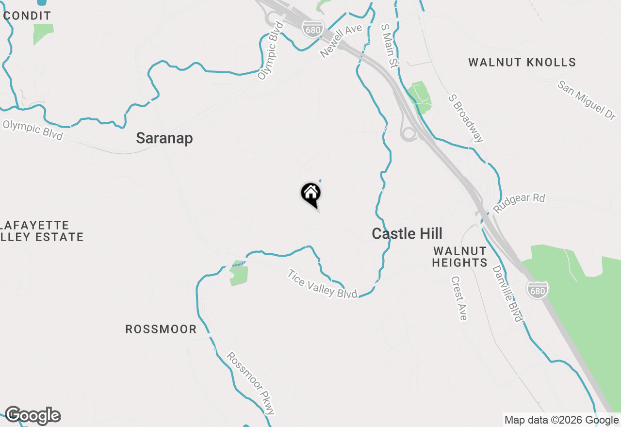 Map of 9 Julianne Court, Walnut Creek, CA 94595