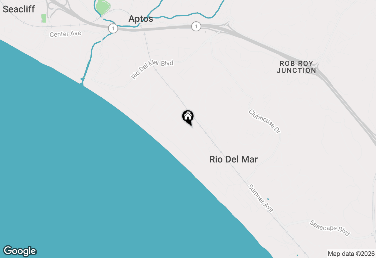 Map of 519 Cliff Drive, Aptos, CA 95003