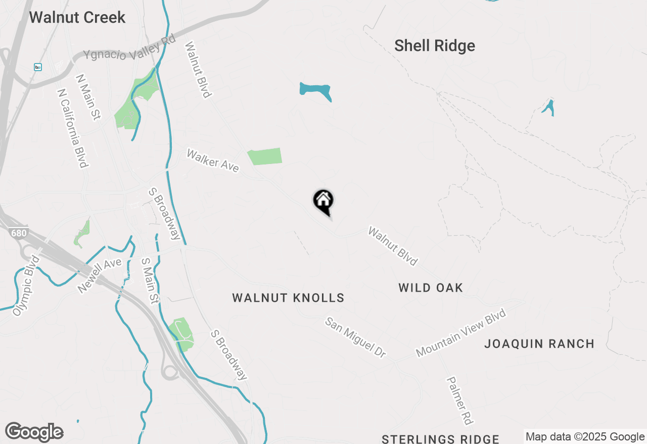 Map of 3160 Walnut Blvd, Walnut Creek, CA 94597