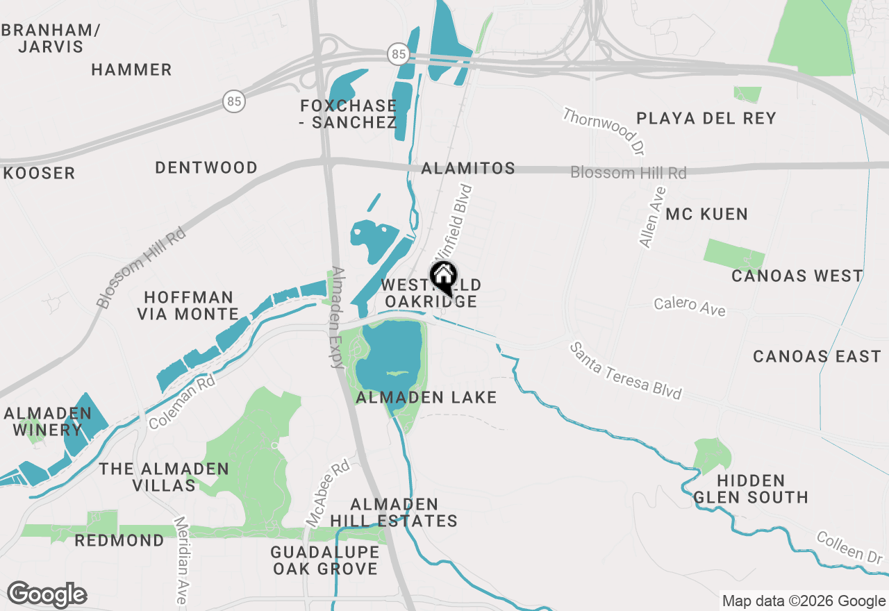 Map of 5940 Bridgeport Lake Way, San Jose, CA 95123