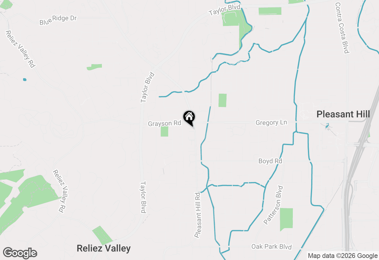 Map of 419 Kingsley Ct, Pleasant Hill, CA 94523