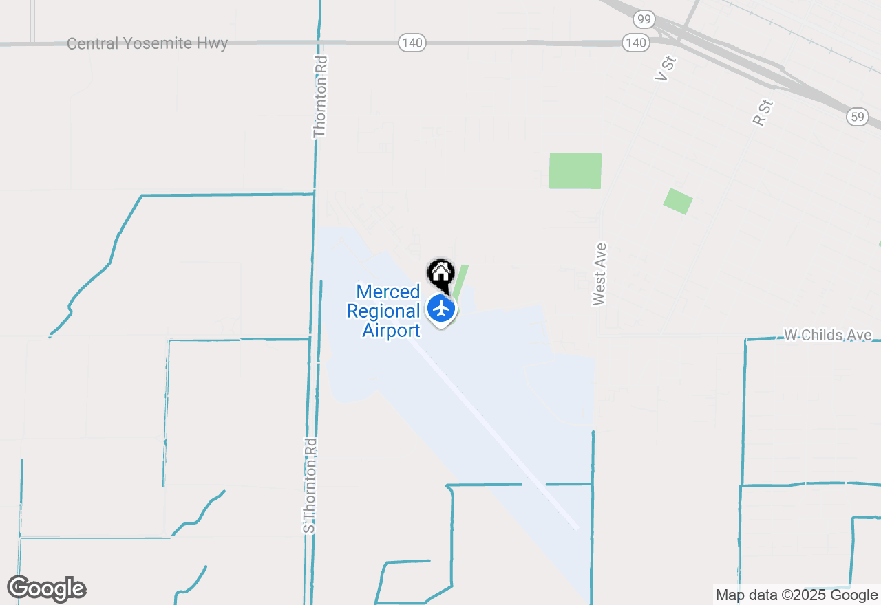 Map of 95 Macready Drive, Merced, CA 95341