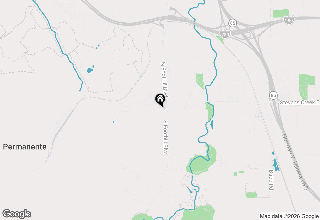 Map of 22540 Stevens Creek Boulevard, Cupertino, CA 95014
