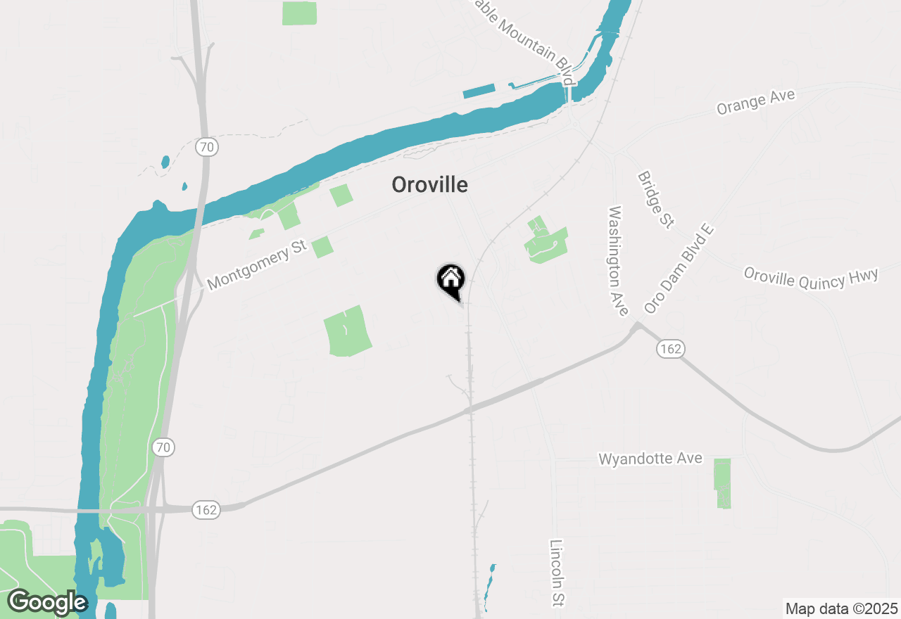 Map of 2050 Pine Street, Oroville, CA 95965