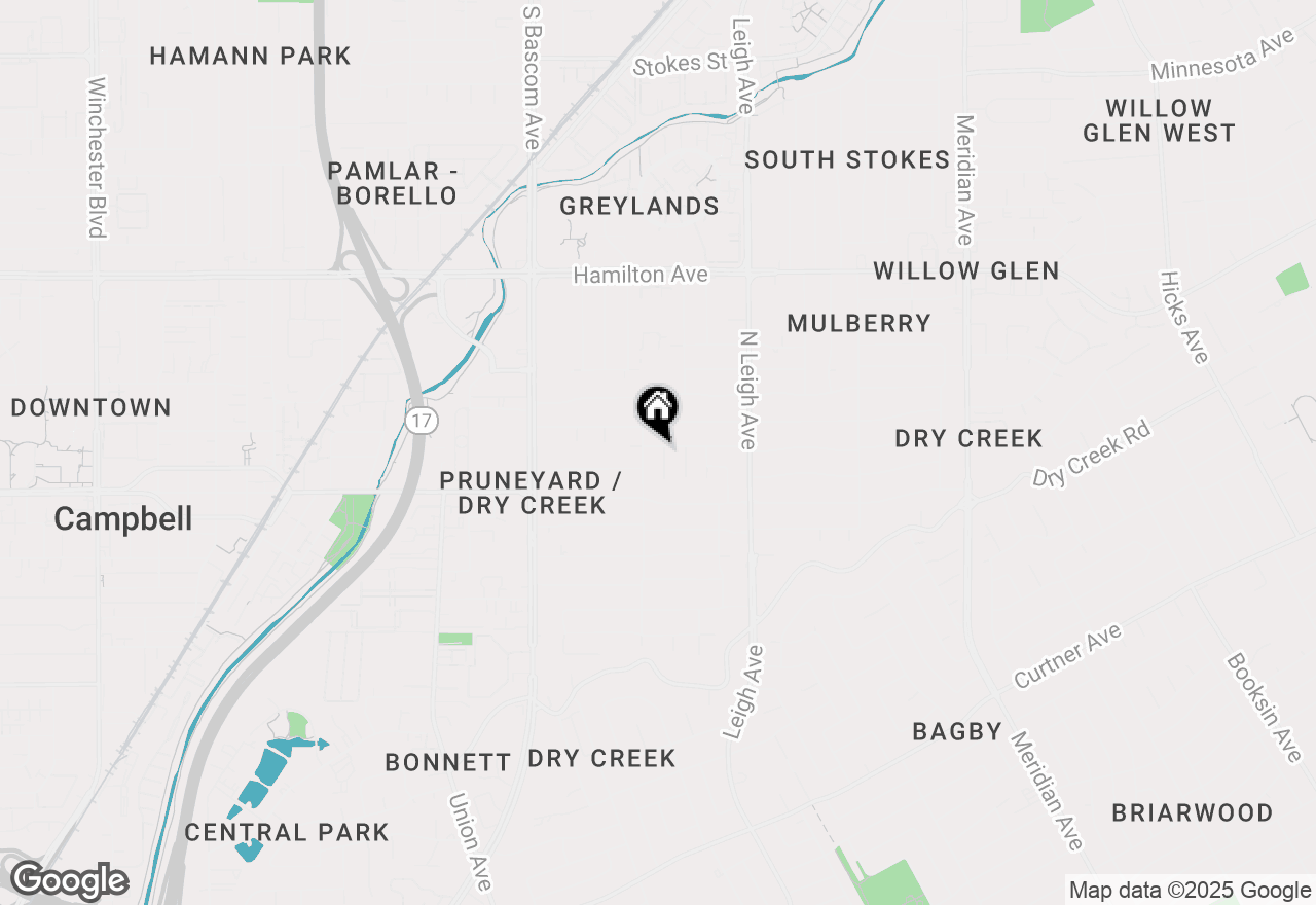Map of 1300 Patio Drive, Campbell, CA 95008