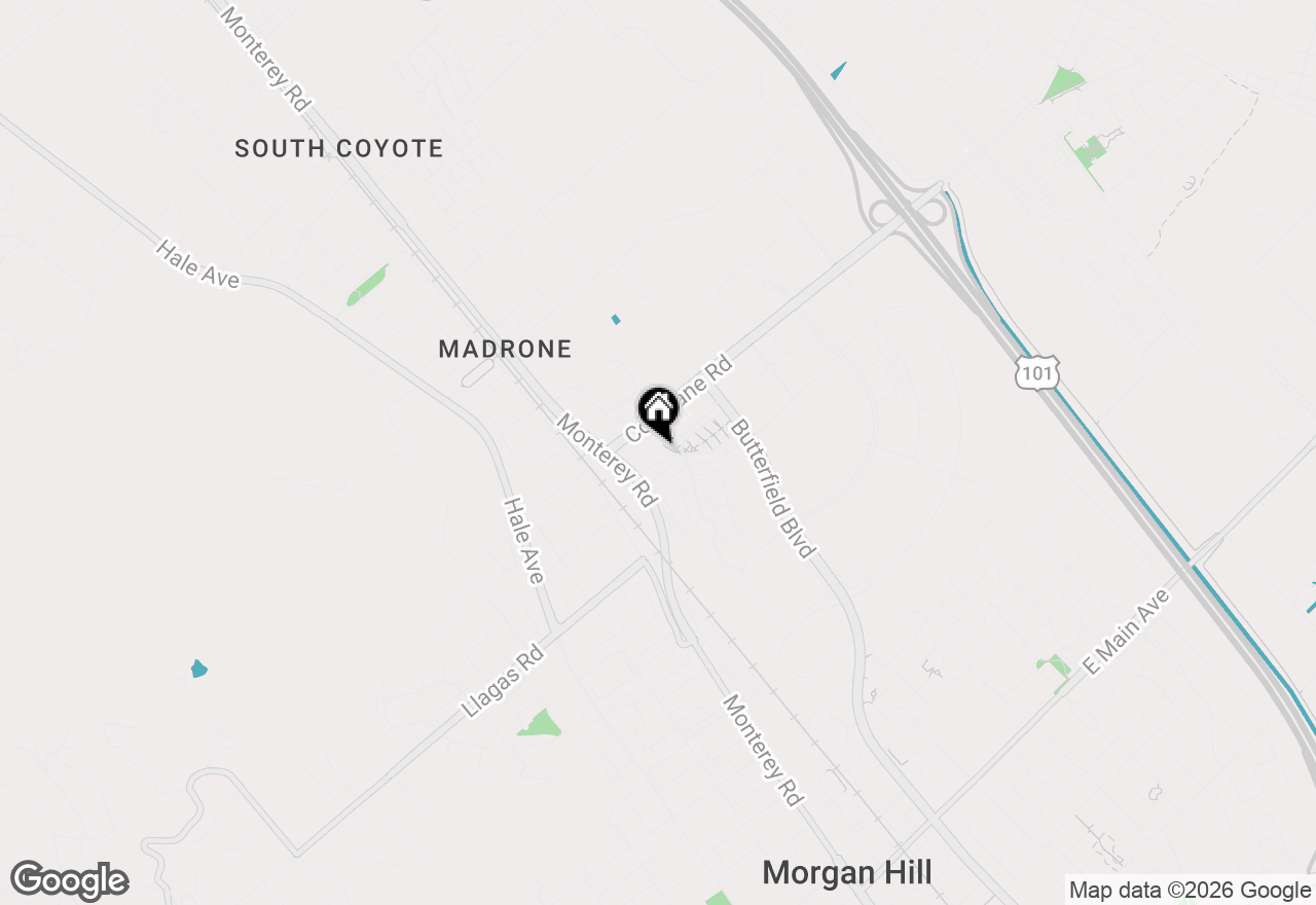 Map of 18519 Poppy Jasper Lane, Morgan Hill, CA 95037