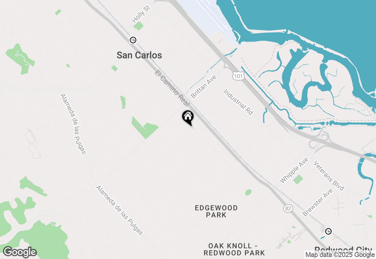 Map of 1300 Howard Avenue, San Carlos, CA 94070