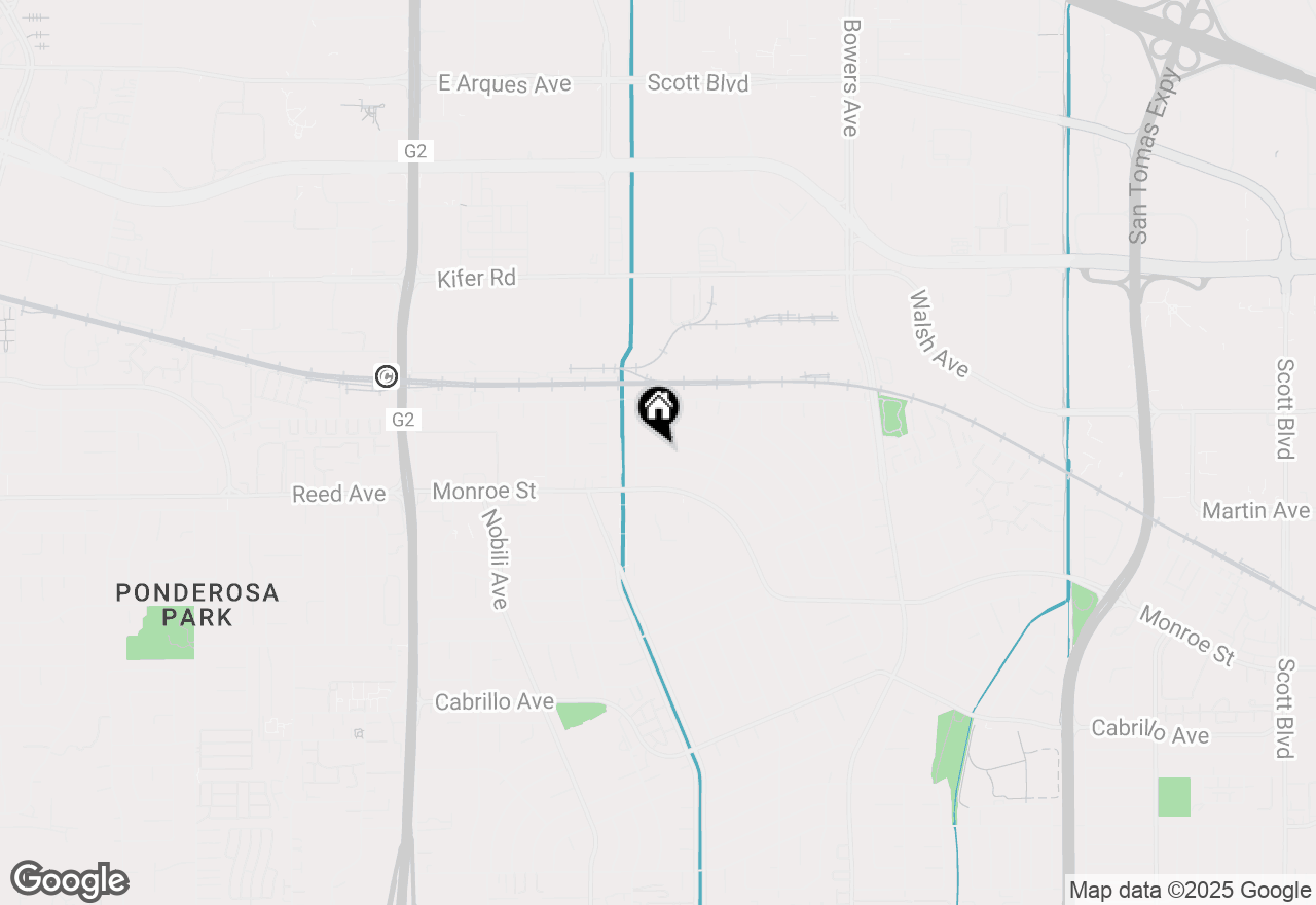 Map of 2572 Borax Drive, Santa Clara, CA 95051