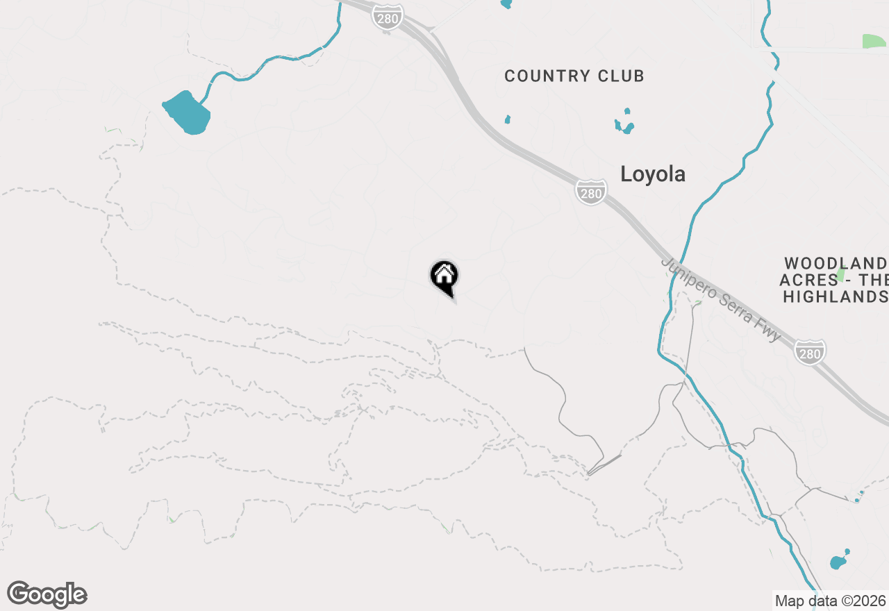 Map of (Address confidential), Los Altos, California 94024