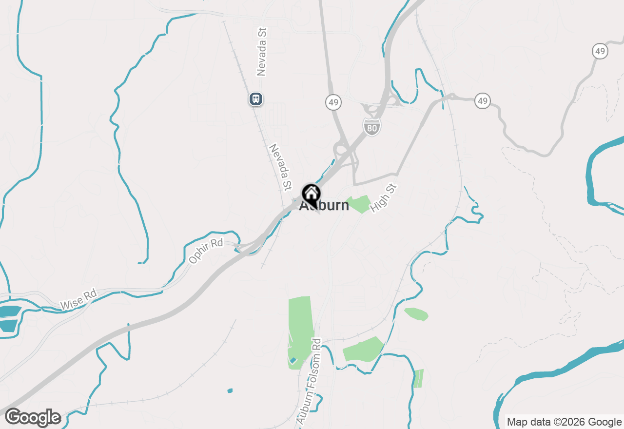 Map of 1568 Lincoln Way, Auburn, CA 95603