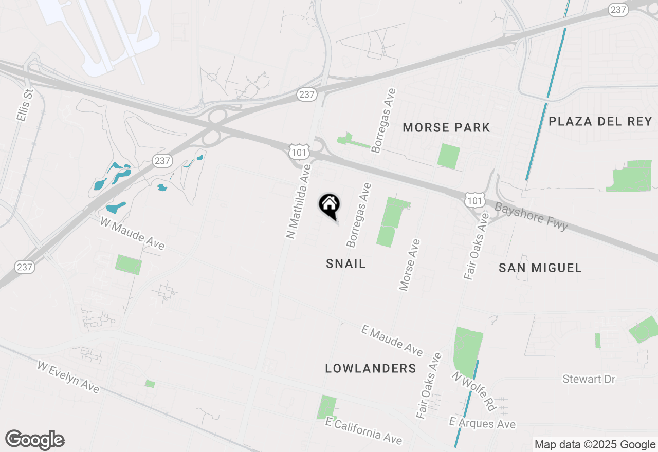 Map of 693 Madrone Avenue, Sunnyvale, CA 94085