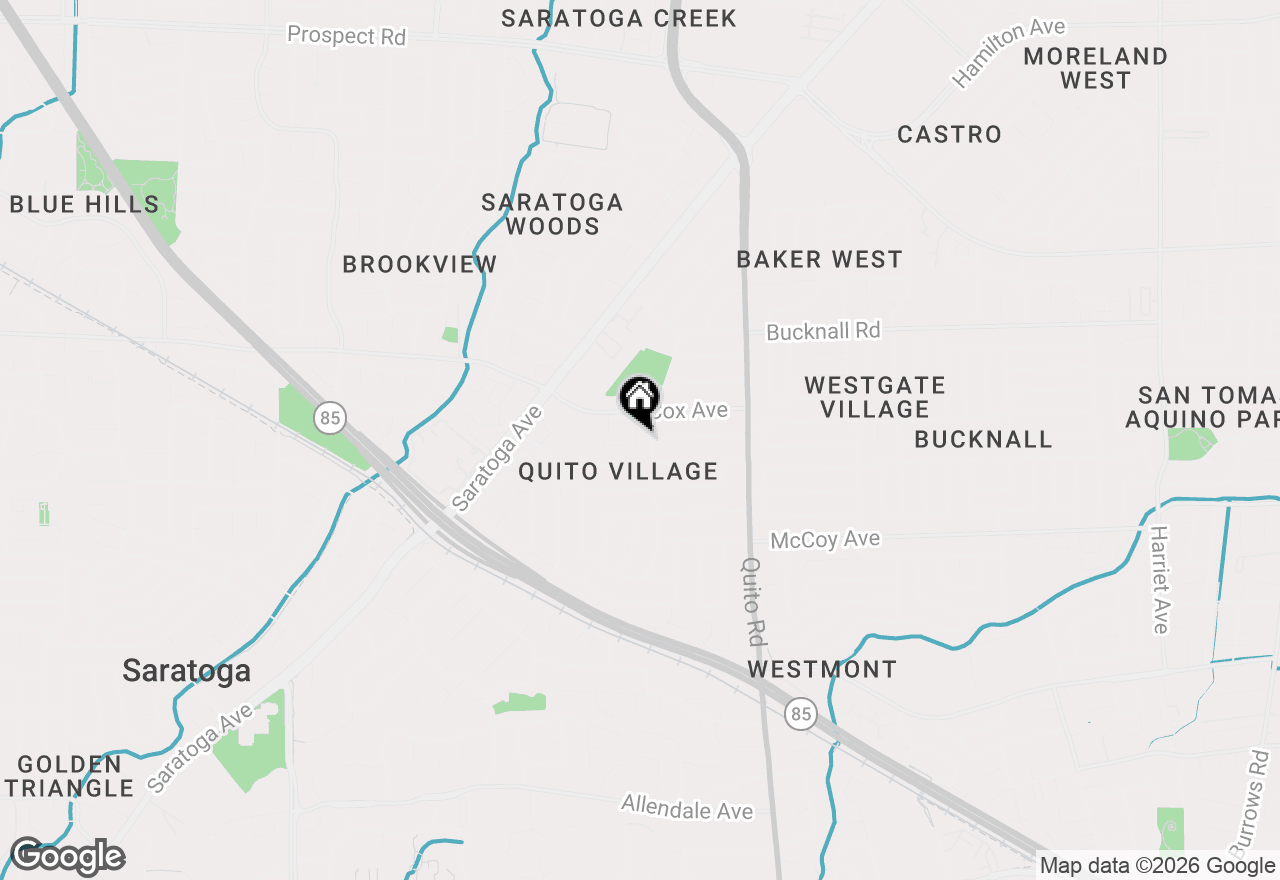 Map of 10330 Elm Circle #12-03 PLAN 2, Saratoga, CA 95070