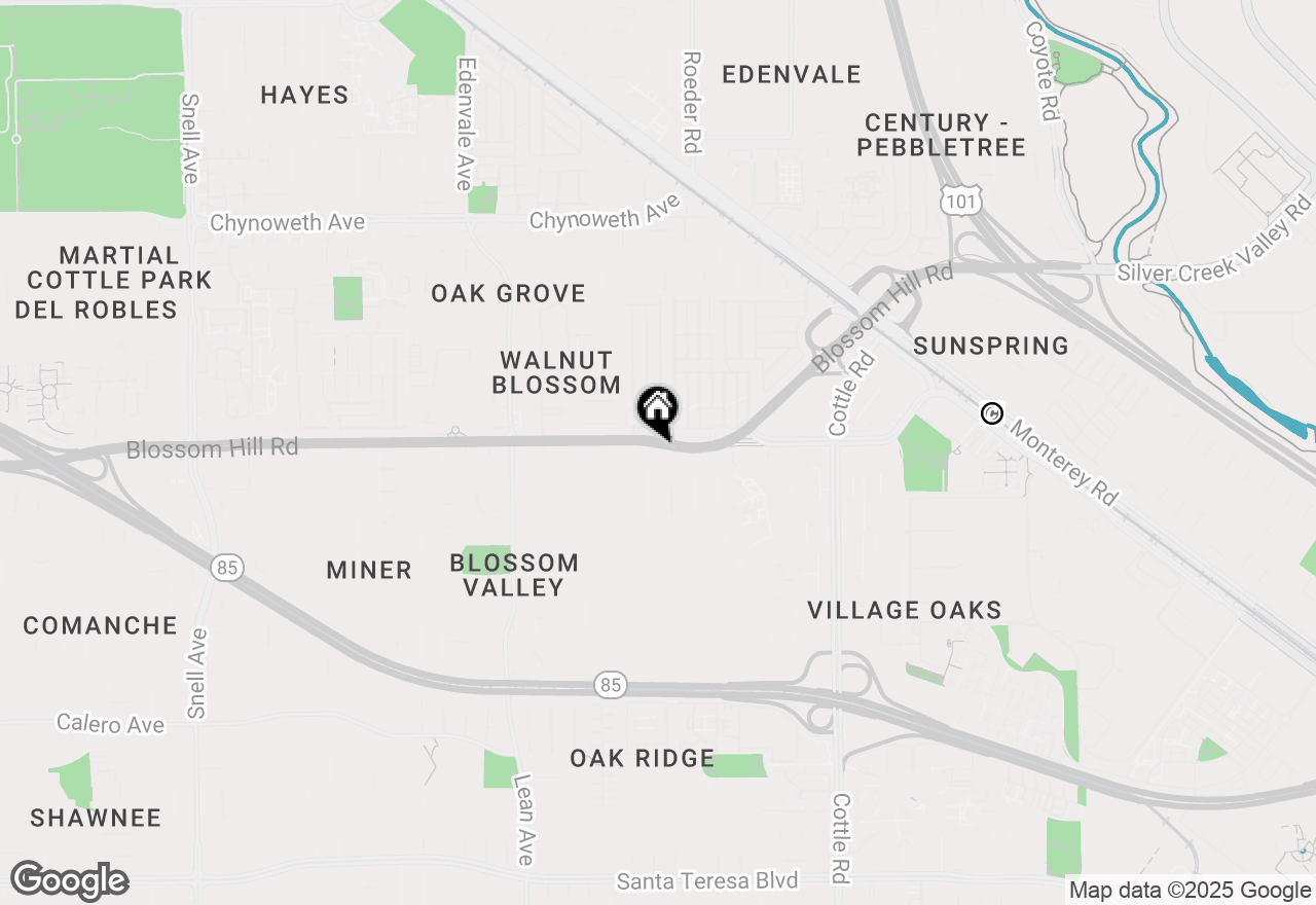 Map of 178 Blossom Hill Road, San Jose, CA 95123