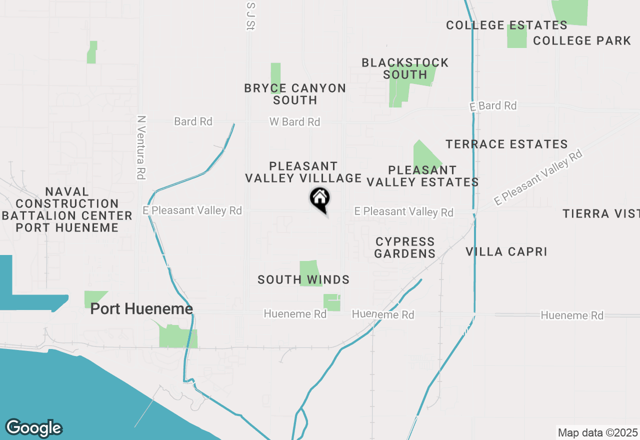 Map of 258 W Pleasant Valley Road, Oxnard, CA 93033