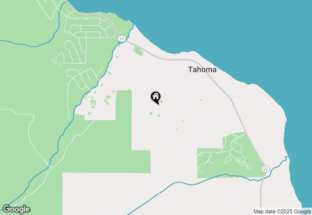 Map of 7170 Antelope Way, Tahoma, CA 96142