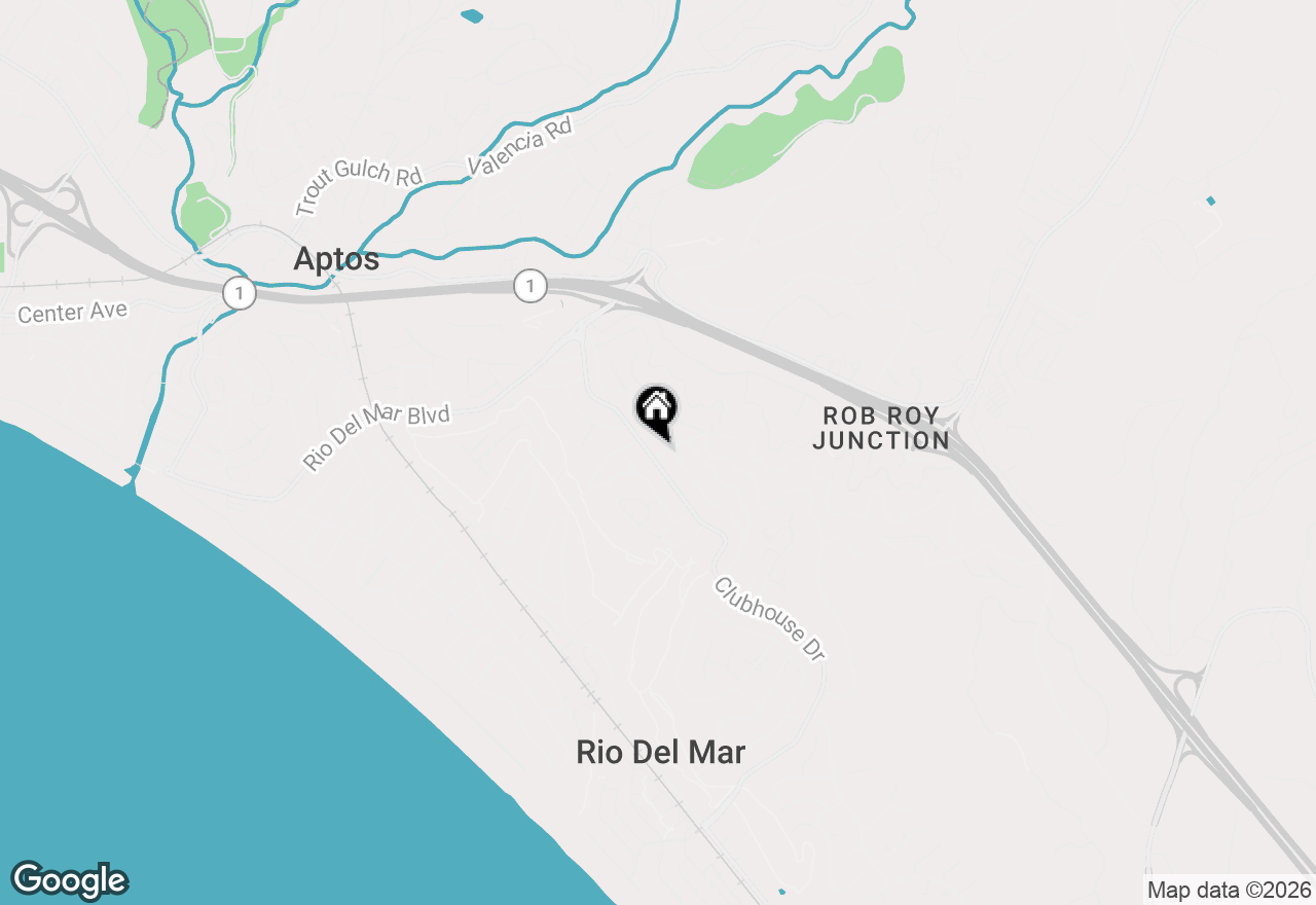 Map of 509 Alta Drive, Aptos, CA 95003