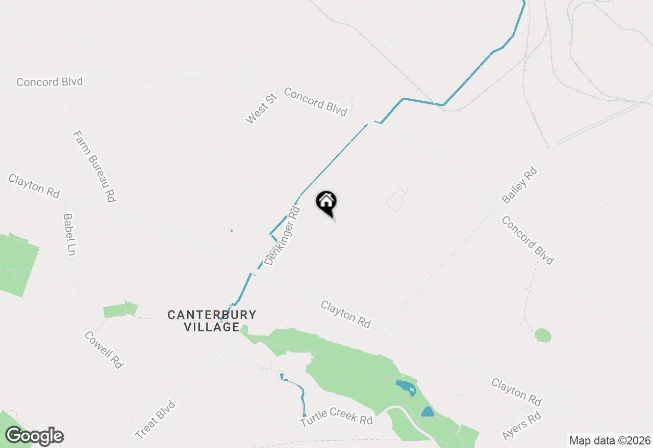 Map of 1651 Glazier Drive, Concord, CA 94521