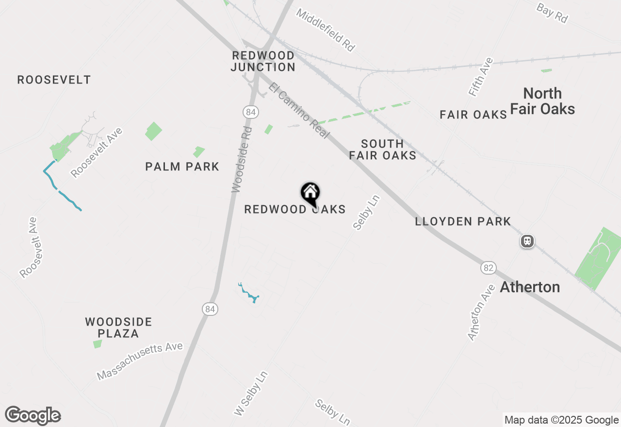 Map of 333 Roble Avenue, Redwood City, CA 94061