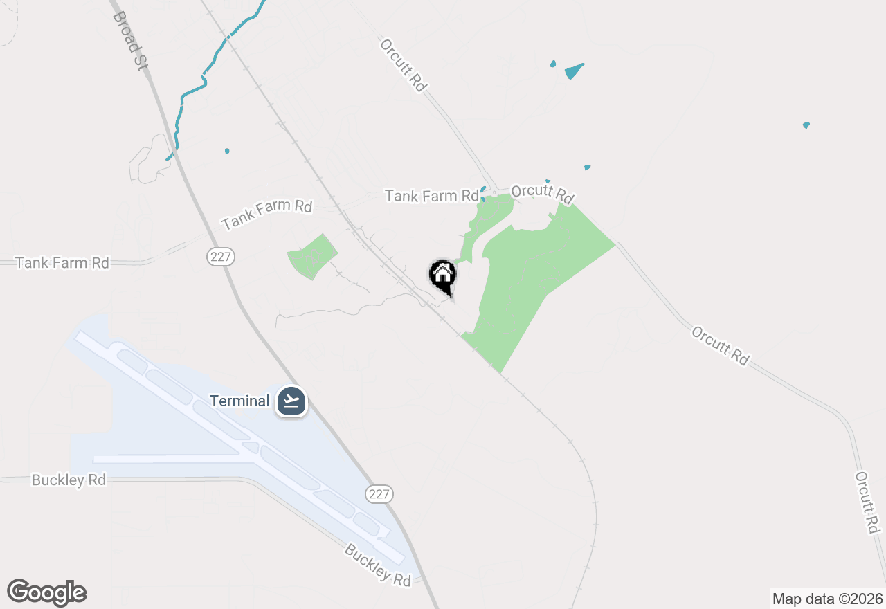 Map of 4584 Spanish Oaks Drive, San Luis Obispo, CA 93401