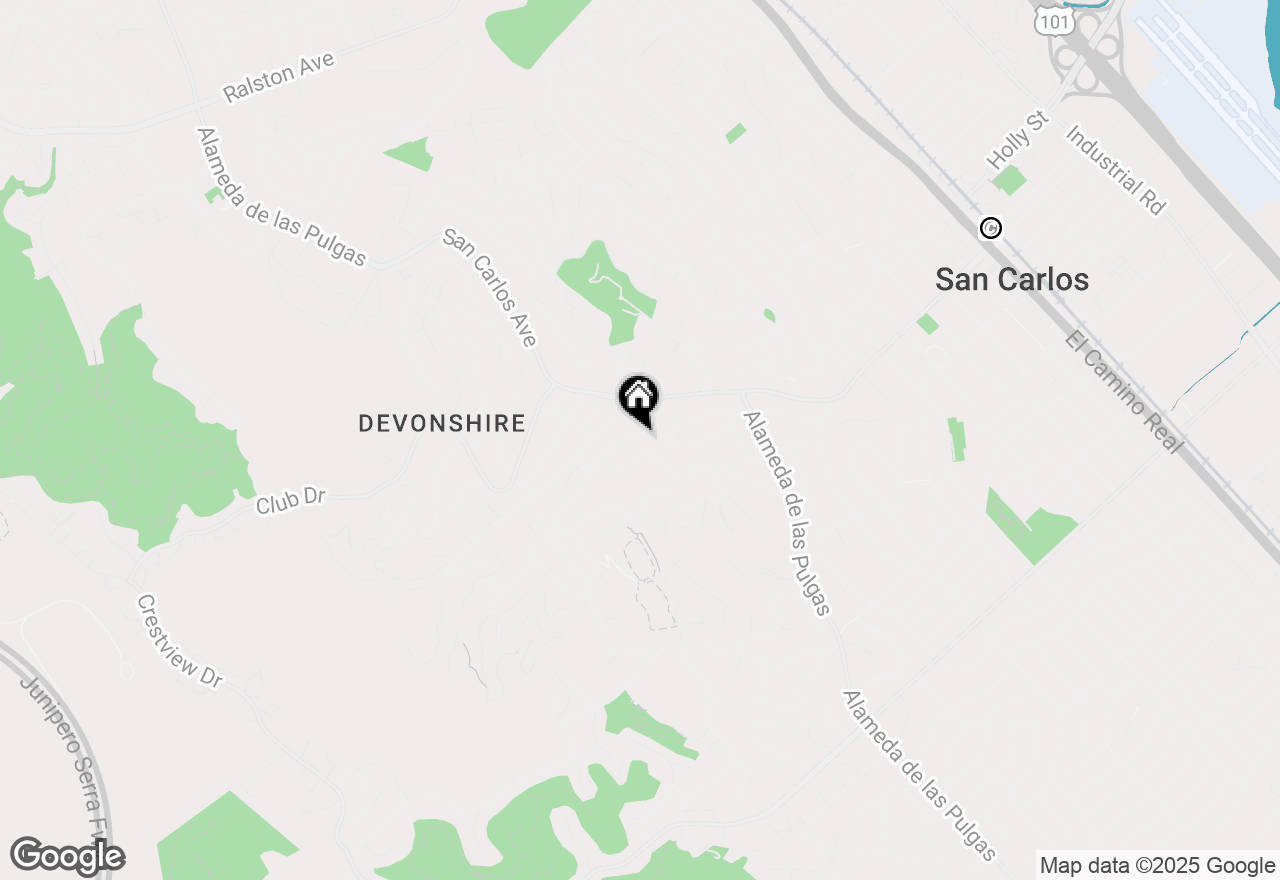 Map of 2235 Carmelita Drive, San Carlos, CA 94070