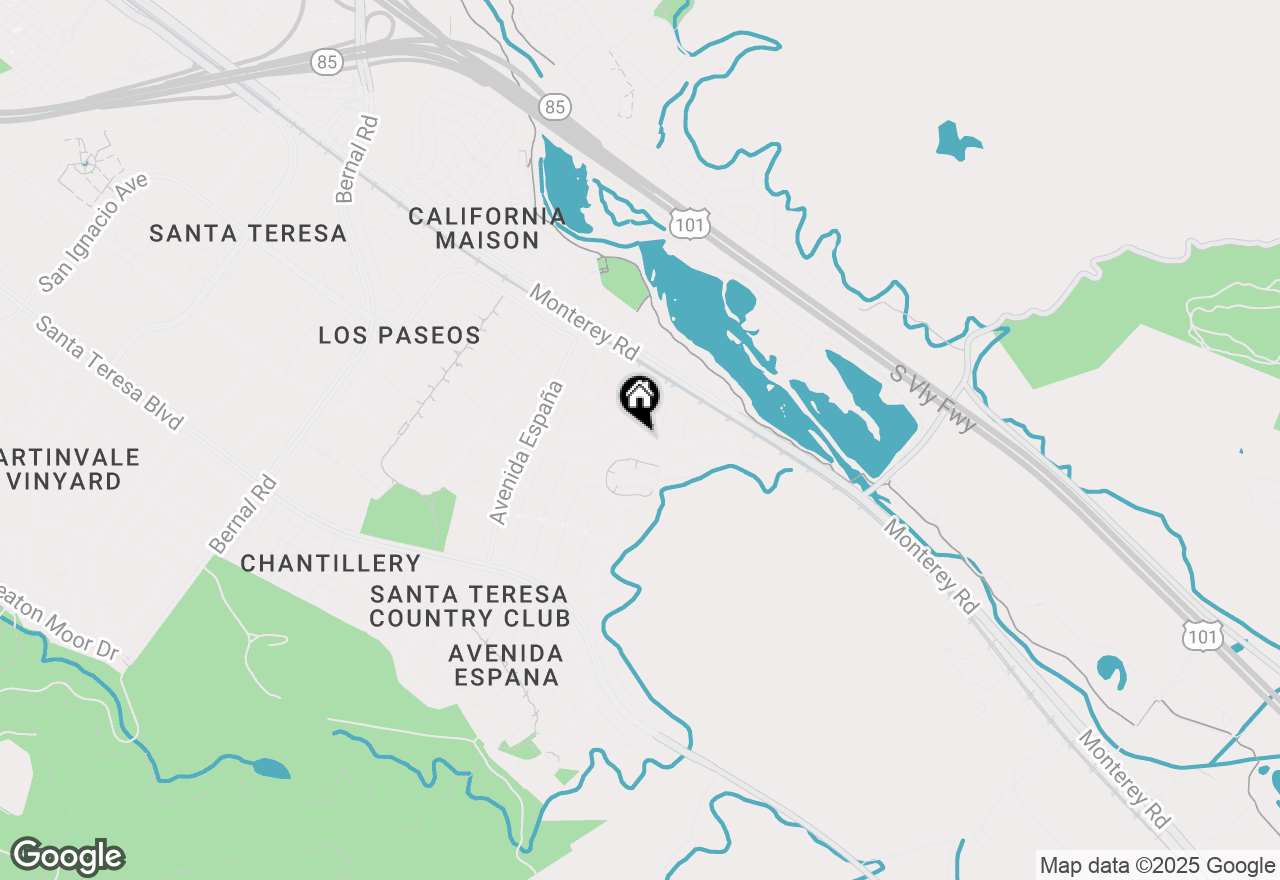 Map of 50 Cheltenham Way, San Jose, CA 95139