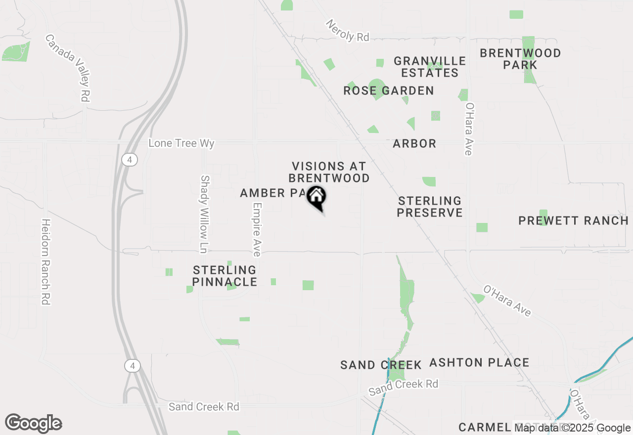 Map of 1653 Lillian St, Brentwood, CA 94513