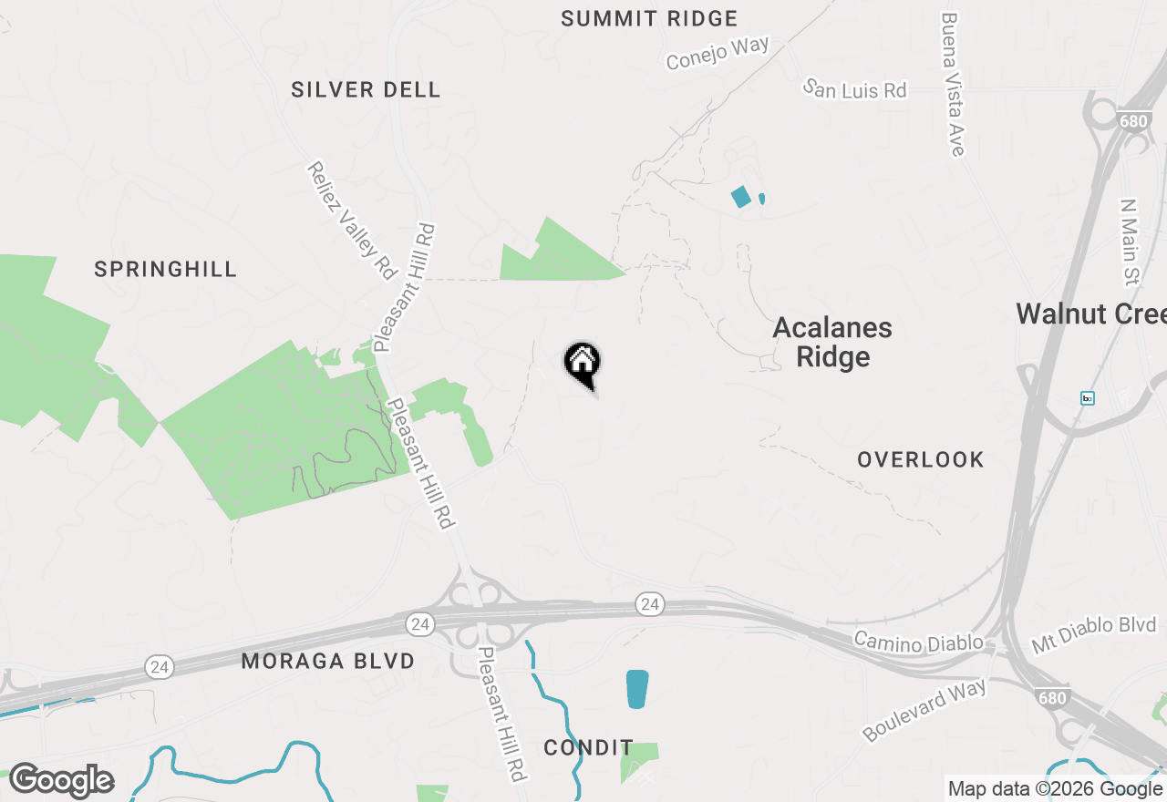 Map of 3161 Plymouth Rd, Lafayette, CA 94549