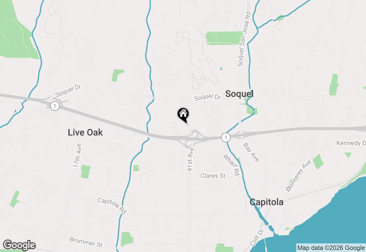 Map of 4057 Cory Street, Soquel, CA 95073