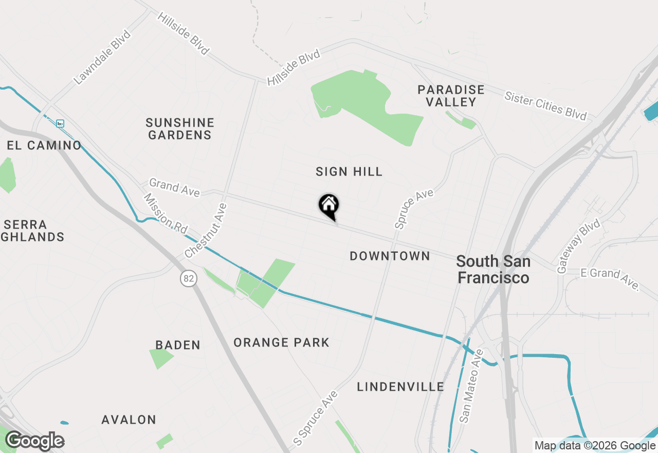Map of 643 Grand Avenue, South San Francisco, CA 94080