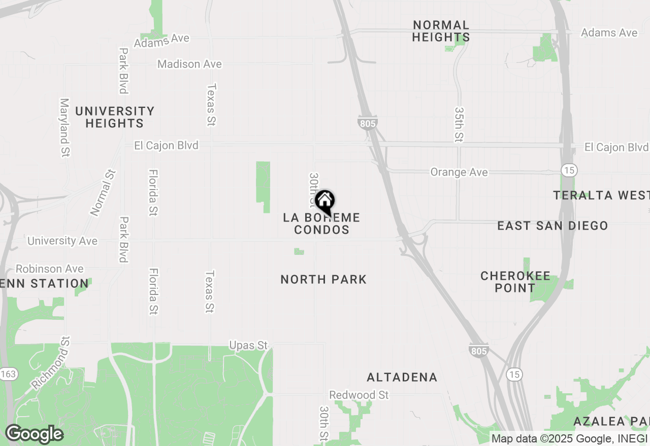 Map of 3950 Ohio Street #230, San Diego, CA 92104
