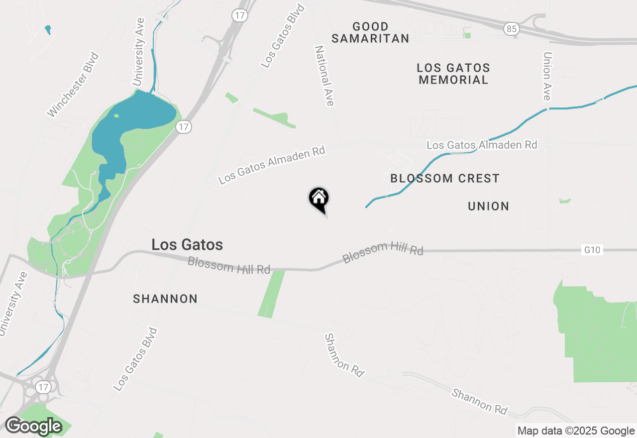 Map of 16100 Jasmine Way, Los Gatos, CA 95032