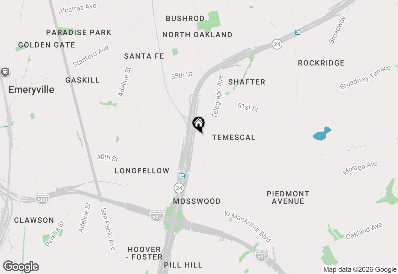 Map of 560 45th St, Oakland, CA 94609