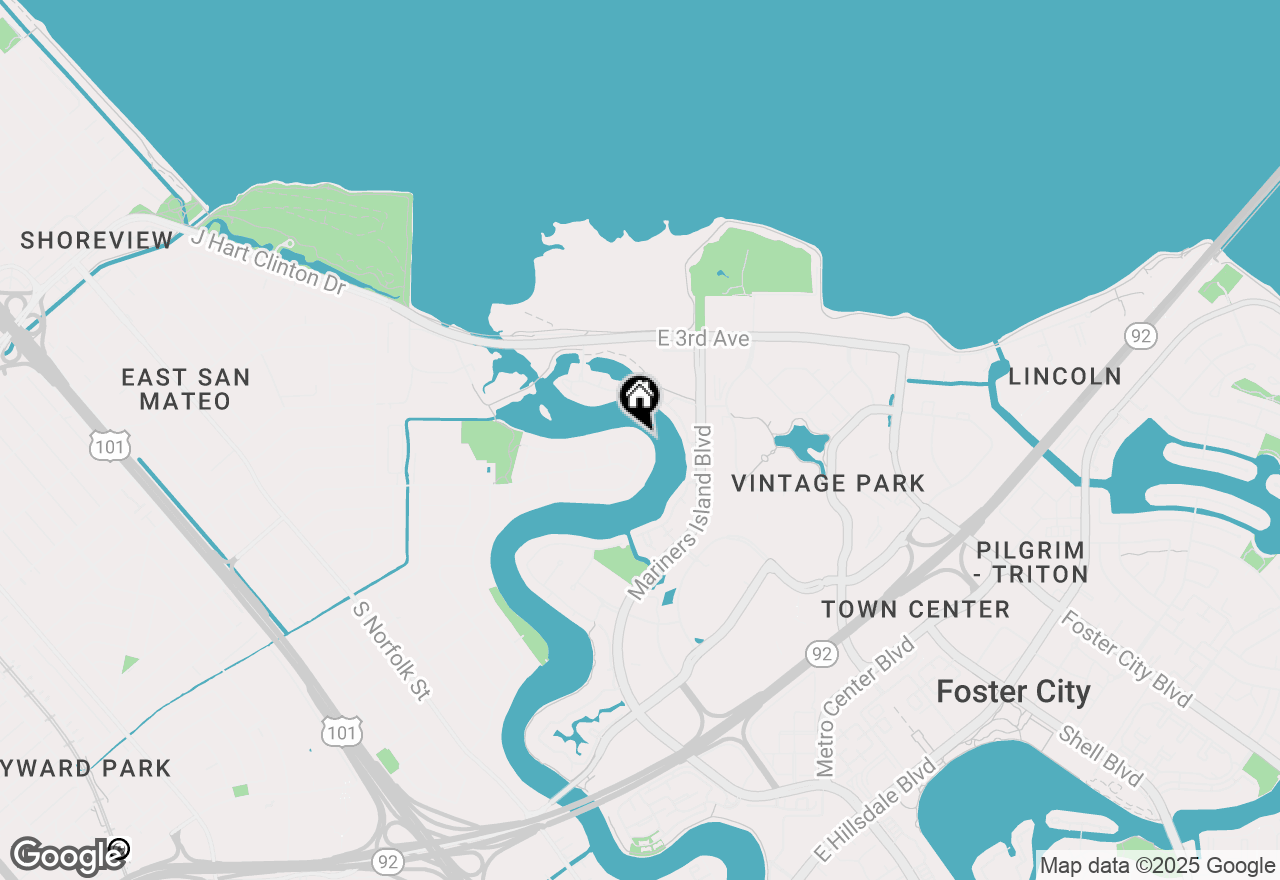 Map of 1761 Lake Street, San Mateo, CA 94403