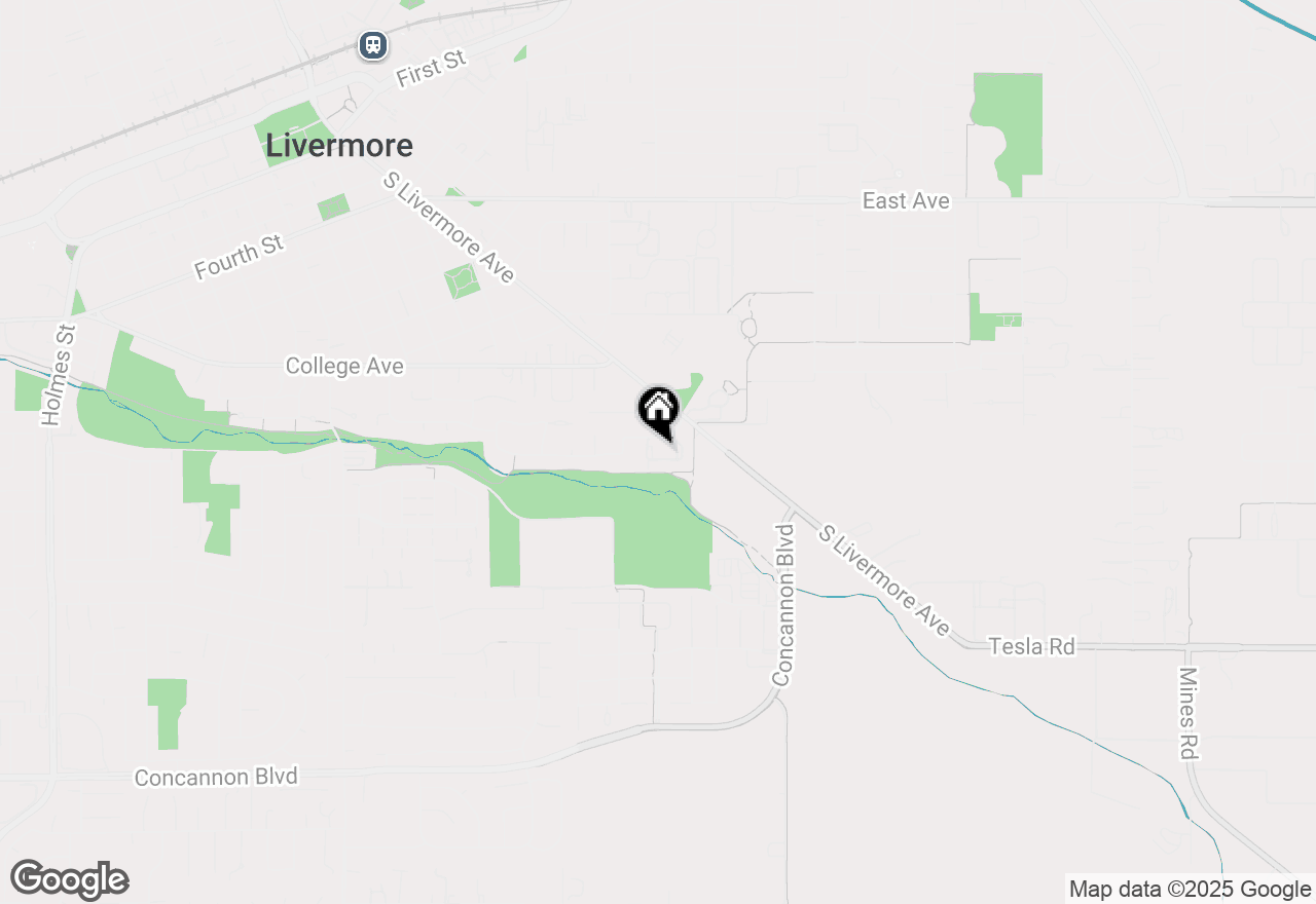 Map of 1324 Chateau Cmn #206, Livermore, CA 94550