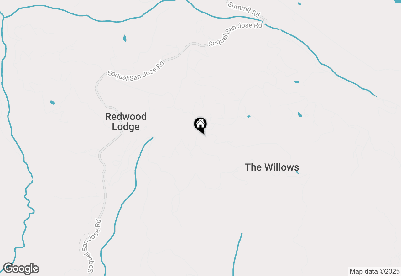 Map of 5 Ocean View Road, Los Gatos, CA 95033