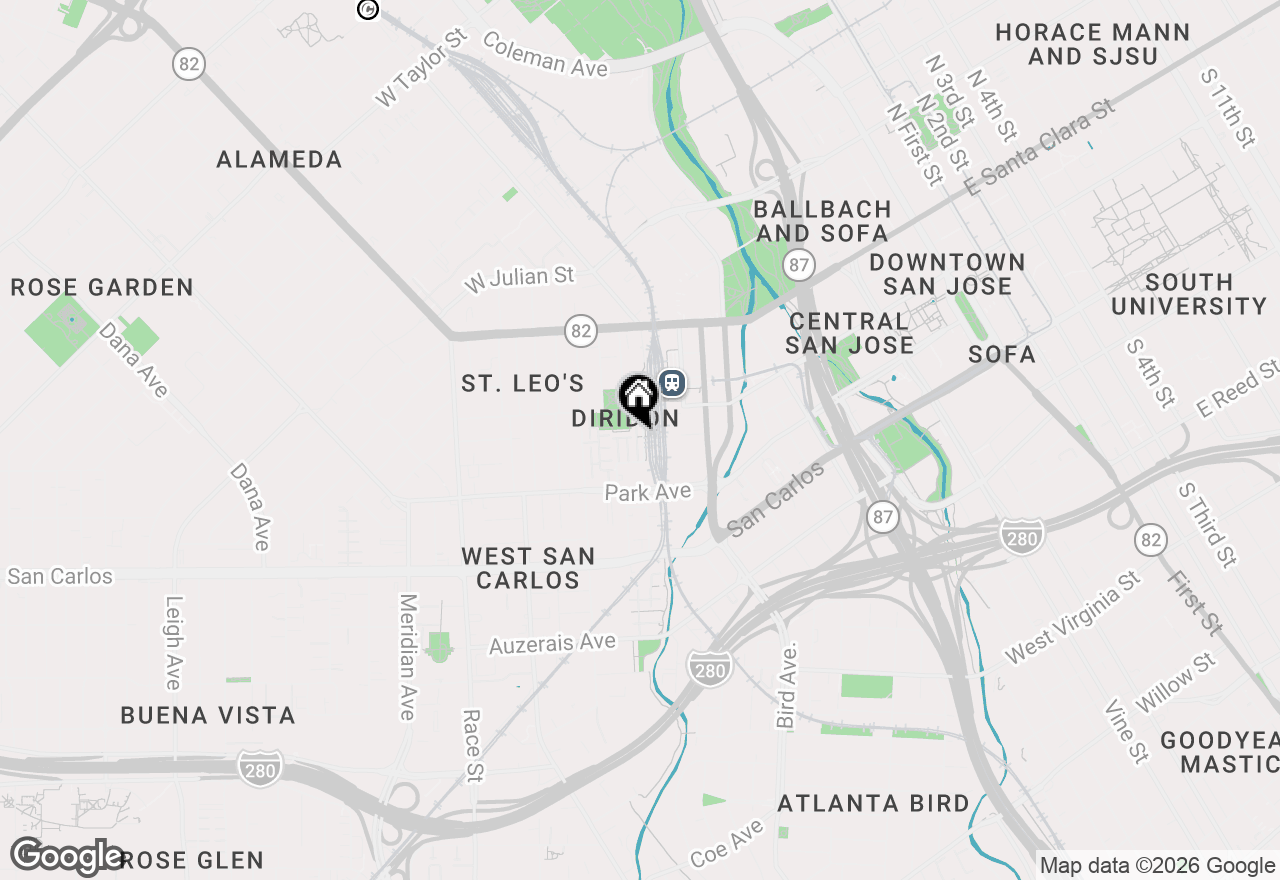 Map of 187 Laurel Grove Lane, San Jose, CA 95126
