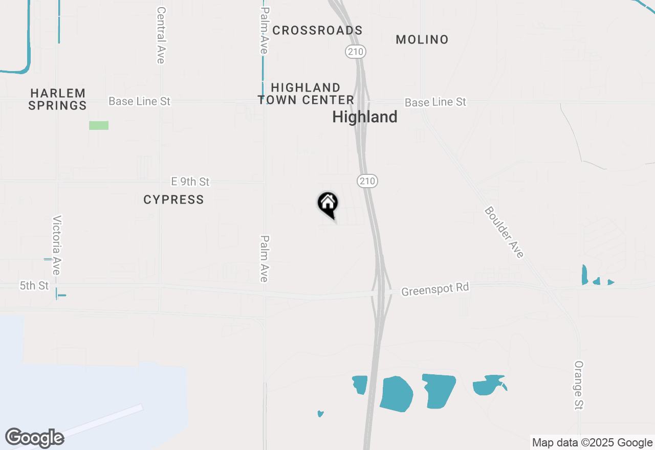 Map of 7717 Church Avenue #188, Highland, CA 92346
